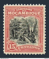Mozambique Co 130, MNH. Michel 124b. Scene Of Beira, 1925. Train. - Mozambico