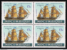 Mozambique 452 Block/4, MNH. Michel 511. Sailing Ships,1963. Vasco Da Gama,1841. - Mozambico