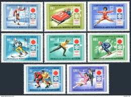 Mongolia 650-657, 658, MNH. Mi 667-674, Bl.26. Olympics Sapporo-1972. Hockey. - Mongolië