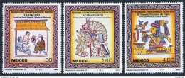 Mexico 1285-1287 Bl./4,MNH.Mi 1832-34. Pre-Hispanic Art 1982.Tariacuri,Emperor, - Mexique