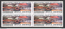 Mexico 1142 Block/4,MNH.Michel 1521. Supreme Court,150th Ann,1975.Jose C.Orozco. - Mexiko