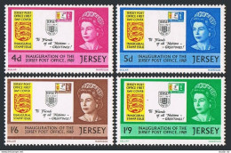 Jersey 22-25,MNH.Michel 22-25. Independent Postal Service,1969.QE II,Arms. - Jersey