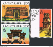 Hong Kong 361-363, MNH. Michel 360-362. Rural Architecture 1980. Temple, Pagoda, - Nuovi