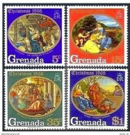 Grenada 290-293, MNH. Mi 297-300. Christmas 1968. Veronese, Titian, Botticelli, - Grenada (1974-...)