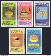 Ethiopia 981-985,MNH.Michel 1067-1071. Bamboo Folk Craft,1980. - Ethiopia