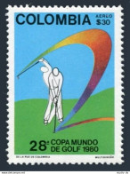 Colombia C695, MNH. Michel 1460. 28th World Golf Cup, Cajica, 1980. - Kolumbien