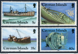 Cayman 539-542,MNH.Michel 549-552. Unspecified Shipwrecks,Cayman Waters,1985. - Caimán (Islas)