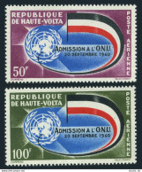 Burkina Faso C5-C6,MNH.Michel 112-113. Admission To UN,1962.Emblem,Flag. - Burkina Faso (1984-...)