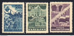 Bulgaria 626,C56-C57,MNH.Mi 666-668. Romanian-Bulgarian Friendship,1948.Battle, - Ongebruikt