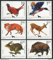 Bulgaria 3797-3802, MNH. Games Of Animals 1993:Duck,Pheasant,Fox,Deer,Hare,Boar. - Ungebraucht