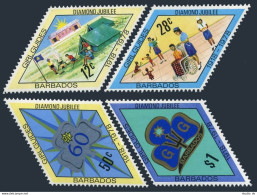 Barbados 479-482,MNH.Michel 448-451. Girl Guides Of Barbados-60,1978.Camp,Badge. - Barbades (1966-...)