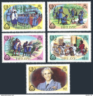 Belize 745-749,MNH.Michel 779-783. Girl Guides-75,IYY-1985.Lady Baden Powell. - Belice (1973-...)