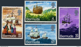 Bermuda 280-283, MNH. Michel 269-272. Voyage Of Sir George Somers, 1971. Ships. - Bermuda