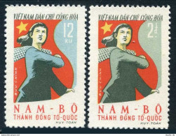 Viet Nam 164-165,MNH.Michel 168-169. Reunification Campaign,1961. - Vietnam