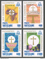 Vatican 761-764, MNH. Michel 876-879. 43rd Eucharistic Congress, 1985, Africa. - Ungebraucht