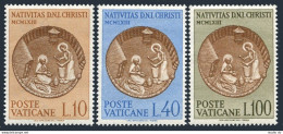 Vatican 372-374 Blocks/4, MNH. Michel 439-441. Sculpture-Andreas Bukuru, 1963. - Ongebruikt