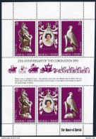 Samoa 472 Sheet, MNH. Mi 372-374 Klb. QE II Coronation-25, 1978. Lion, Pigeon. - Samoa (Staat)