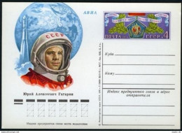 Russia PC Michel 35. Yuri Gagarin,15th Ann. Of Flight,1976. - Lettres & Documents