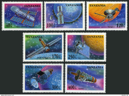 Tanzania 1319-1325,1326,MNH.Michel 2017-2023,Bl.275. Space Probes,Satellites. - Tanzanie (1964-...)