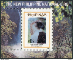 Philippines 2367, MNH. Mi 2527 Bl.86. Philippine Eagle, New National Bird, 1995. - Filipinas