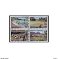 Montserrat 639-642, MNH. Michel 658-661. Tourism 1986. Sailing, Golf,Market,Air. - Montserrat