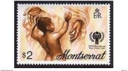 Montserrat 405,405a, MNH. Mi 405,Bl.20. Year Of Child. IYC-1979.Learning To Walk - Montserrat