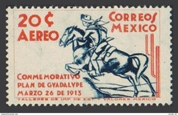 Mexico C82,MNH.Michel 746-748. Plan Of Guadalupe,25,1938.Cavalryman. - Mexico