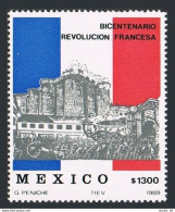 Mexico 1621,MNH.Michel 2138. French Revolution, 200th Ann. 1989 .Bastille. - México