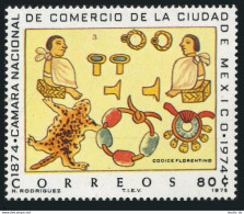 Mexico 1085 Block/4,MNH.Mi1460. Chamber Of Commerce,1975.Merchants,Pre-Columbian - Mexiko