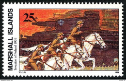 Marshall 239, MNH. Mi 244. WW II, Invasion Of Poland 09.01.1939. Cavalry - Marshall Islands