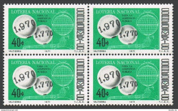 Mexico 1031 Block/4, MNH. Michel 1344. National Lottery, 200th Ann. 1971. - Mexique