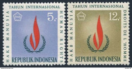 Indonesia 732-733,MNH.Michel 592-593. Human Rights Year IHRY-1968. - Indonésie