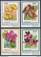 Gabon 601-604,MNH.Michel 962-965. Flowering Plants 1986. - Gabón (1960-...)