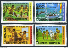 Grenada Gren 475-479,MNH.Michel 485-489,Bl.62. Scouting Year 1982.Sailing,Baden, - Grenada (1974-...)