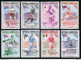 Dominican Republic 474-C99, MNH. Mi 560-567. Olympics Melbourne-1956. Winners. - Dominique (1978-...)