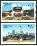 China PRC 2874-2875, MNH. Michel 2921-2922. Chongqing 1998. Great Hall, Port. - Ungebraucht