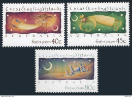 Cocos Isls 297-299,MNH.Michel 329-331. Christmas 1994.Angel,Wise Man,Bethlehem. - Kokosinseln (Keeling Islands)