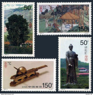 China PRC 2756-2759,MNH. 1997. Tea.Tea Tree, Tea Sage Statue,Tea Utensils,Party. - Neufs