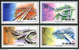 China PRC 2575-2578, MNH. Michel 2612-2615. Highway Interchanges, 1995. - Ongebruikt