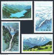 China PRC 2700-2703, MNH. Michel 2737-2740. Tianchi Lake, Tianshan Mountains, 1996. - Neufs