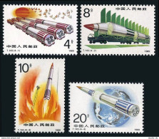 China PRC 2245-2248, MNH. Michel 2269-2272. Rocket Defense, 1989. - Nuevos