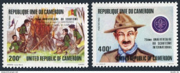 Cameroun 719-720,MNH.Michel 988-989. Scouting Year 1982.Campfire,Baden-Powell. - Kamerun (1960-...)