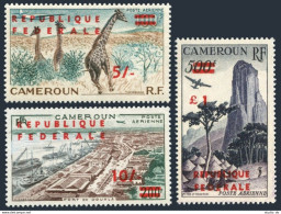 Cameroun C38-C40,MNH.Michel 341-343-II. Giraffes,Port De Douala,Piton D Humsiki. - Camerún (1960-...)