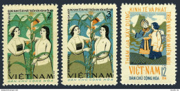 Viet Nam 333-335, MNH. Michel 354-356. Economic,Cultural Development. 1965.Corn. - Viêt-Nam