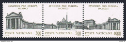 Vatican 895-897a,MNH.Michel 1043-1045. Assembly For Europe Of Synod Of Bishops,1991. - Neufs