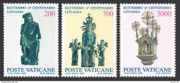 Vatican 785-788, MNH. Michel 913-915. Christianization Of Lithuania, 600th Ann. 1987 - Nuevos