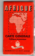 Afrique , Politique - Economique , Congo Belge , Colonie , Année 60 - Mapas Geográficas