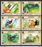 Jersey 461-466, MNH. Mi 447-452. Operation Raleigh, 1988. Rain Forest Leaf Frog, - Jersey