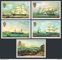 Jersey 348-352, MNH. Michel 342-346. Ship Paintings By Philip John Ouless, 1985. - Jersey