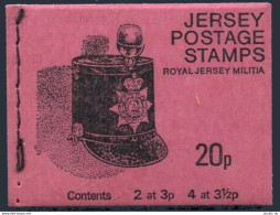 Jersey 39x2,40x4 20p Booklet, MNH. Bailiwick Issues, Decimal Currency, 1970. - Jersey